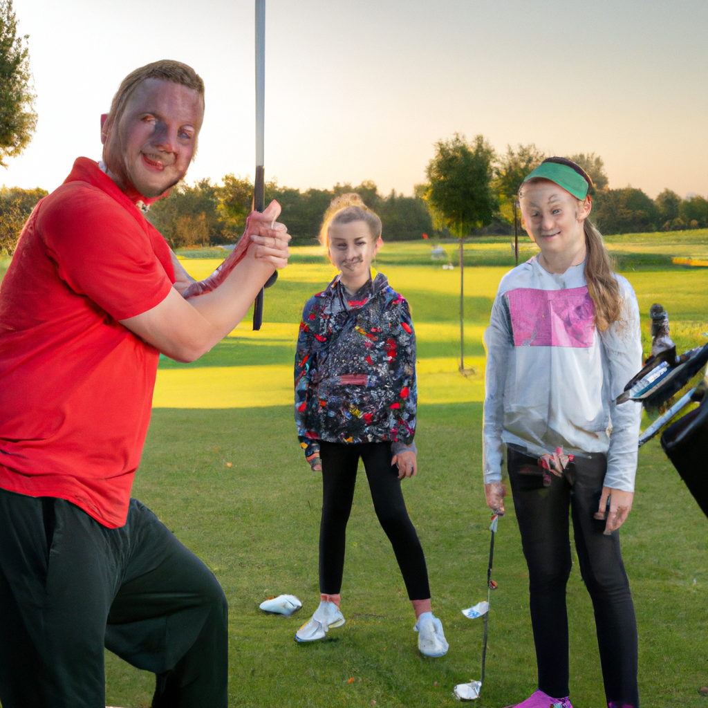 Eerste coaching sessie in Vlaanderen op de range met studenten